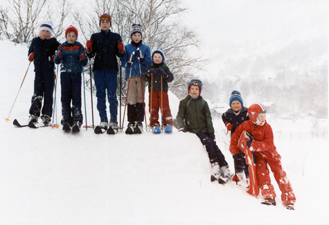 Skihopping i Seimsdalen for 30 år sidan